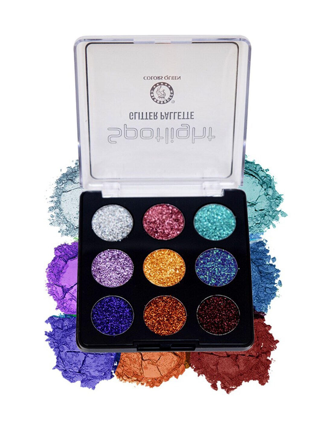 Colors Queen Spotlight Glitter Eyeshadow Palette 14g Price in India
