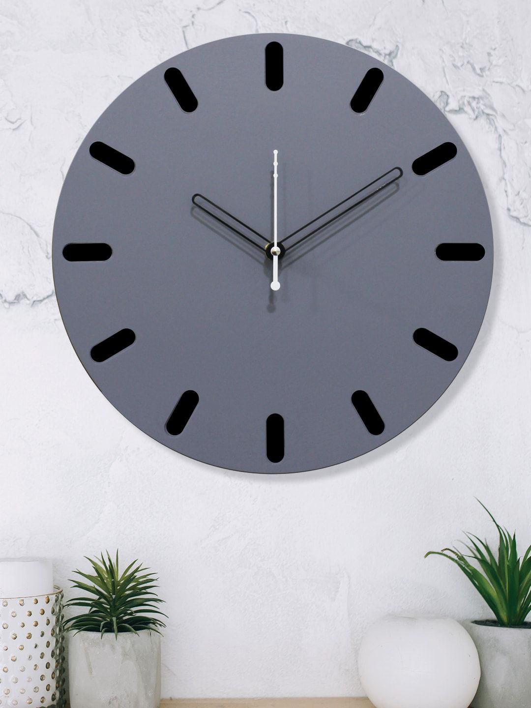 RANDOM Unisex Grey Clocks Price in India