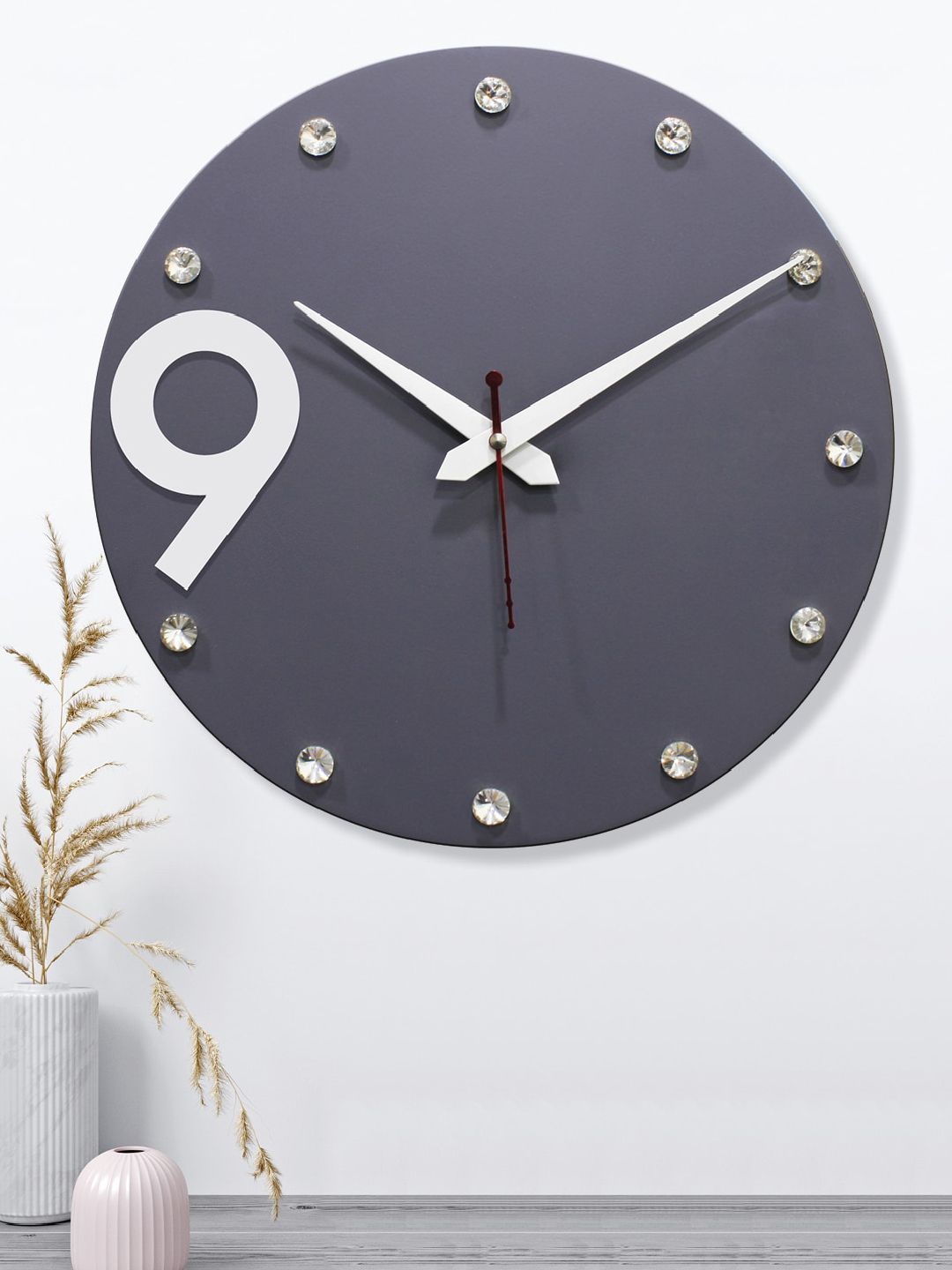 RANDOM Unisex Grey Clocks Price in India