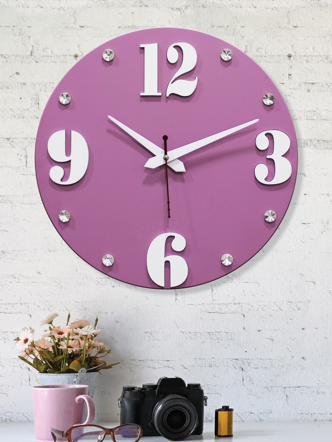 RANDOM Unisex Pink Clocks Price in India