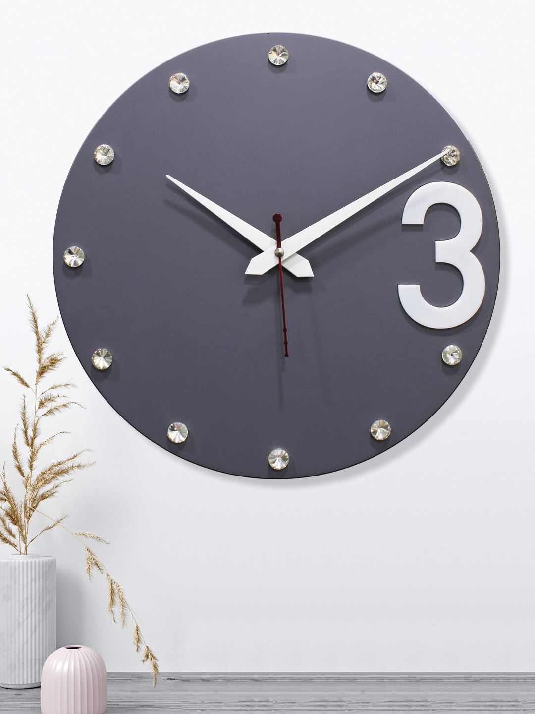 RANDOM Unisex Grey Clocks Price in India