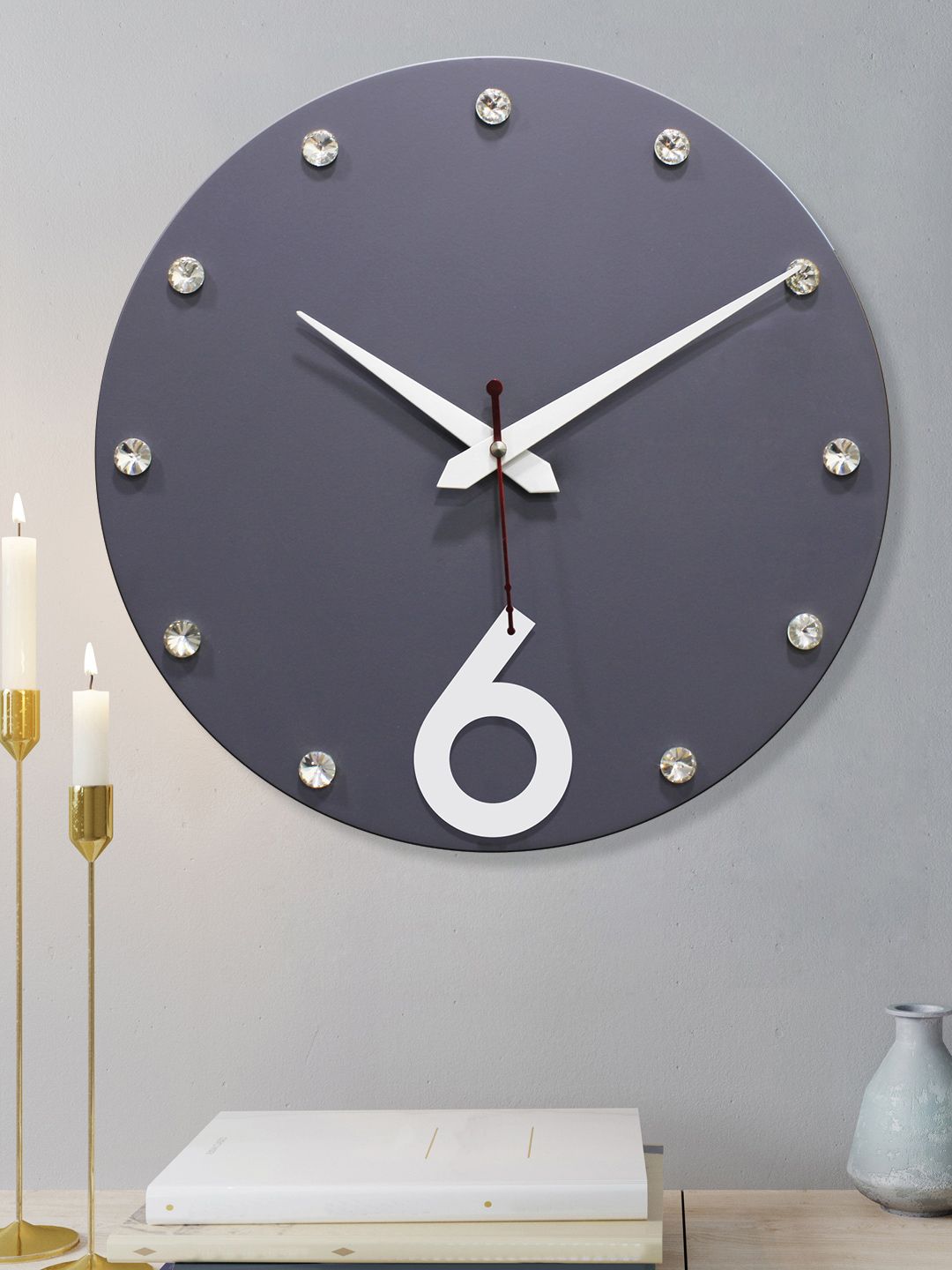 RANDOM Unisex Grey Clocks Price in India