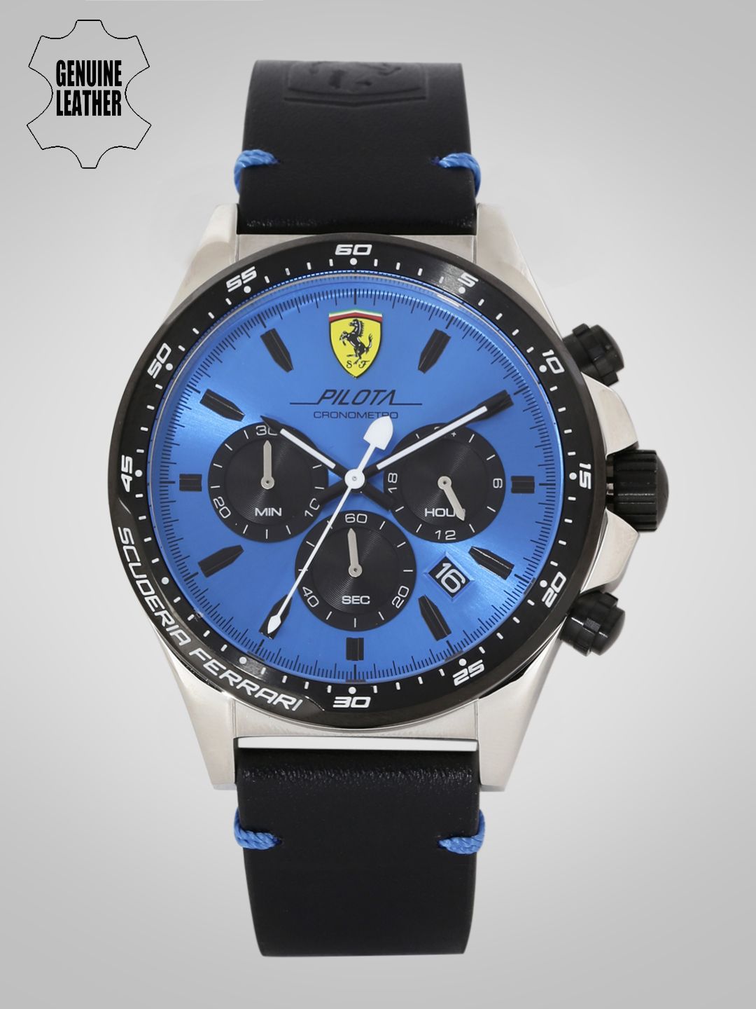 超美品！Scuderia Ferrari メンズパイロットブルークロノグラフ Buy