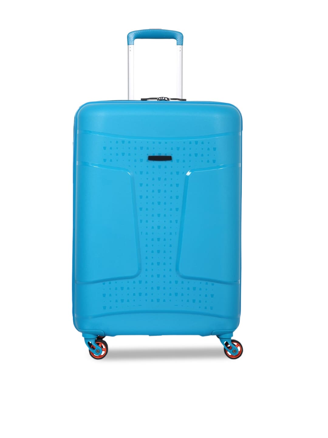 Polo Class Blue Textured Trolley Bag Price in India