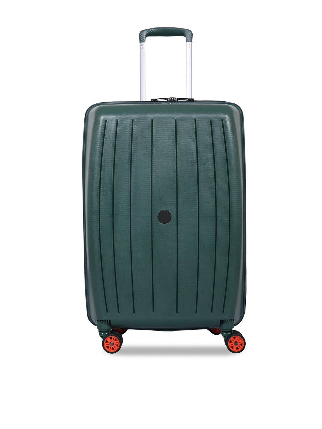 Polo Class Green Hard Side Scan Trolley Bag - Medium Price in India