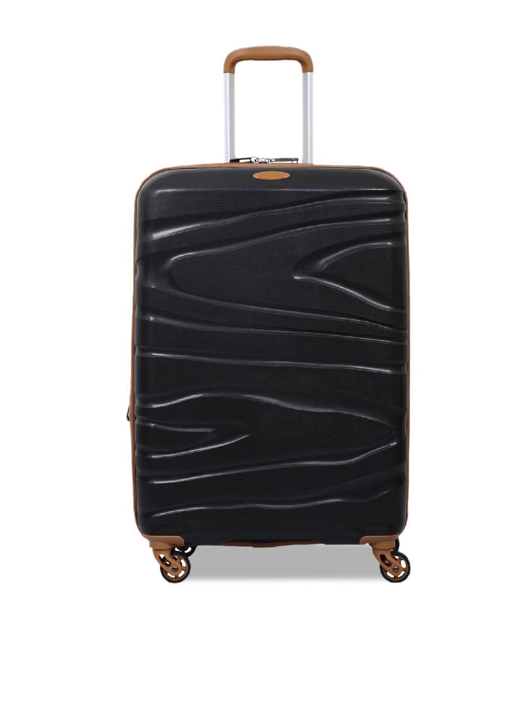 Polo Class Black Solid Polycarbonate Scan Cabin Trolley Bag Price in India