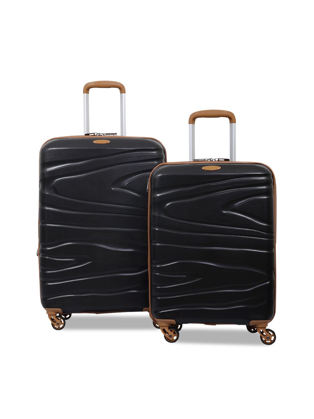 Polo Class Set of 2 Black Trolley Bag Price in India