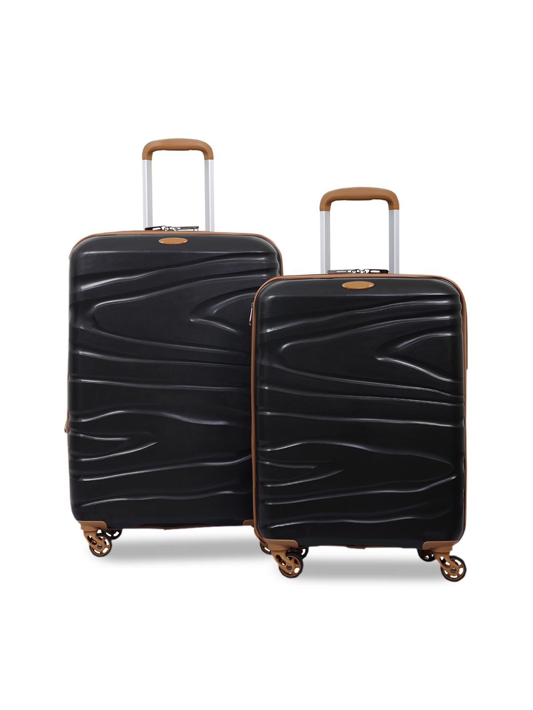 Polo Class Set of 2 Black Trolley Bag Price in India