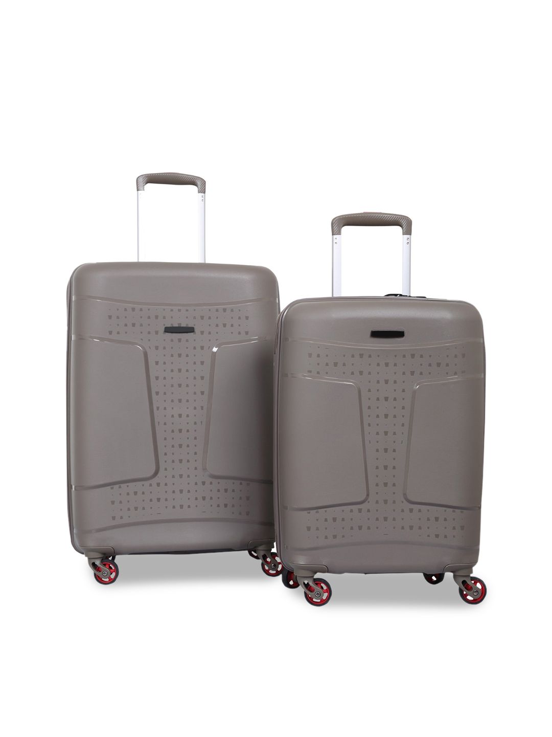Polo Class Set of 2 Grey Scan Trolley Bag Price in India