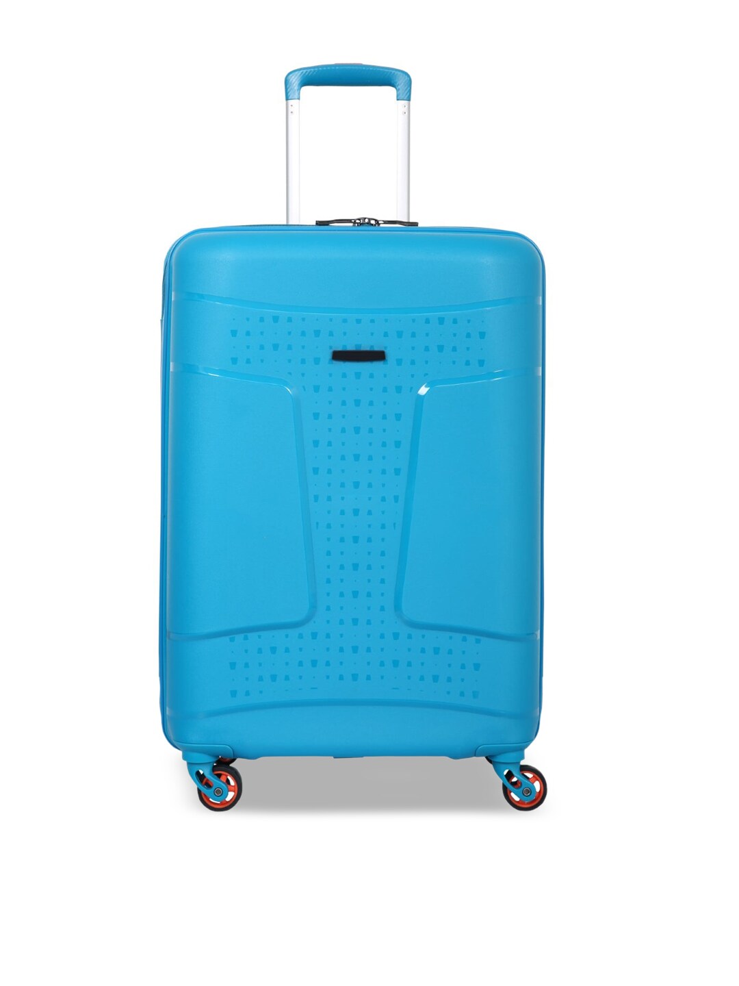 Polo Class Blue Solid Hard Sided Trolley Suitcase- 20 inch Price in India