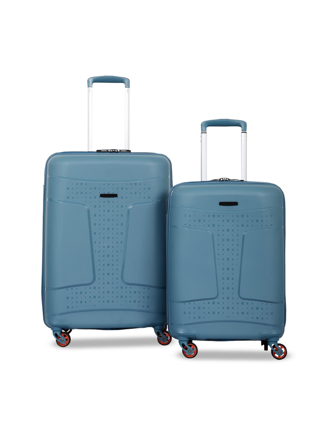 Polo Class Set of 2 Blue Scan Trolley Bag Price in India
