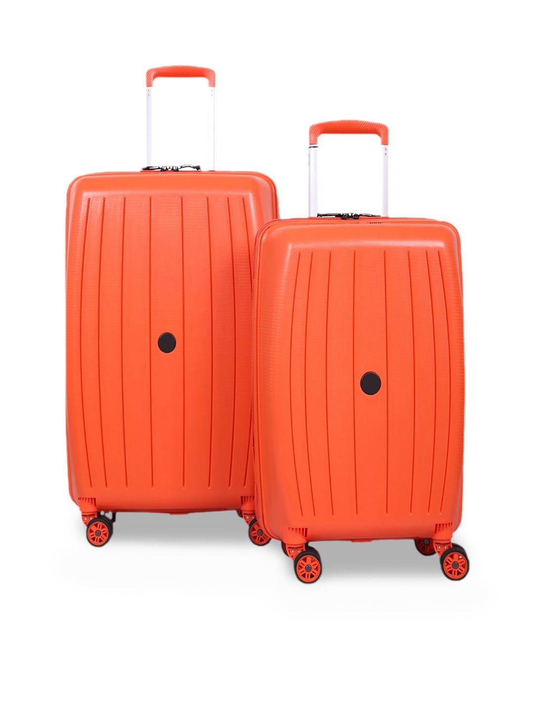 Polo Class Set of 2 Orange Trolley Bag Price in India