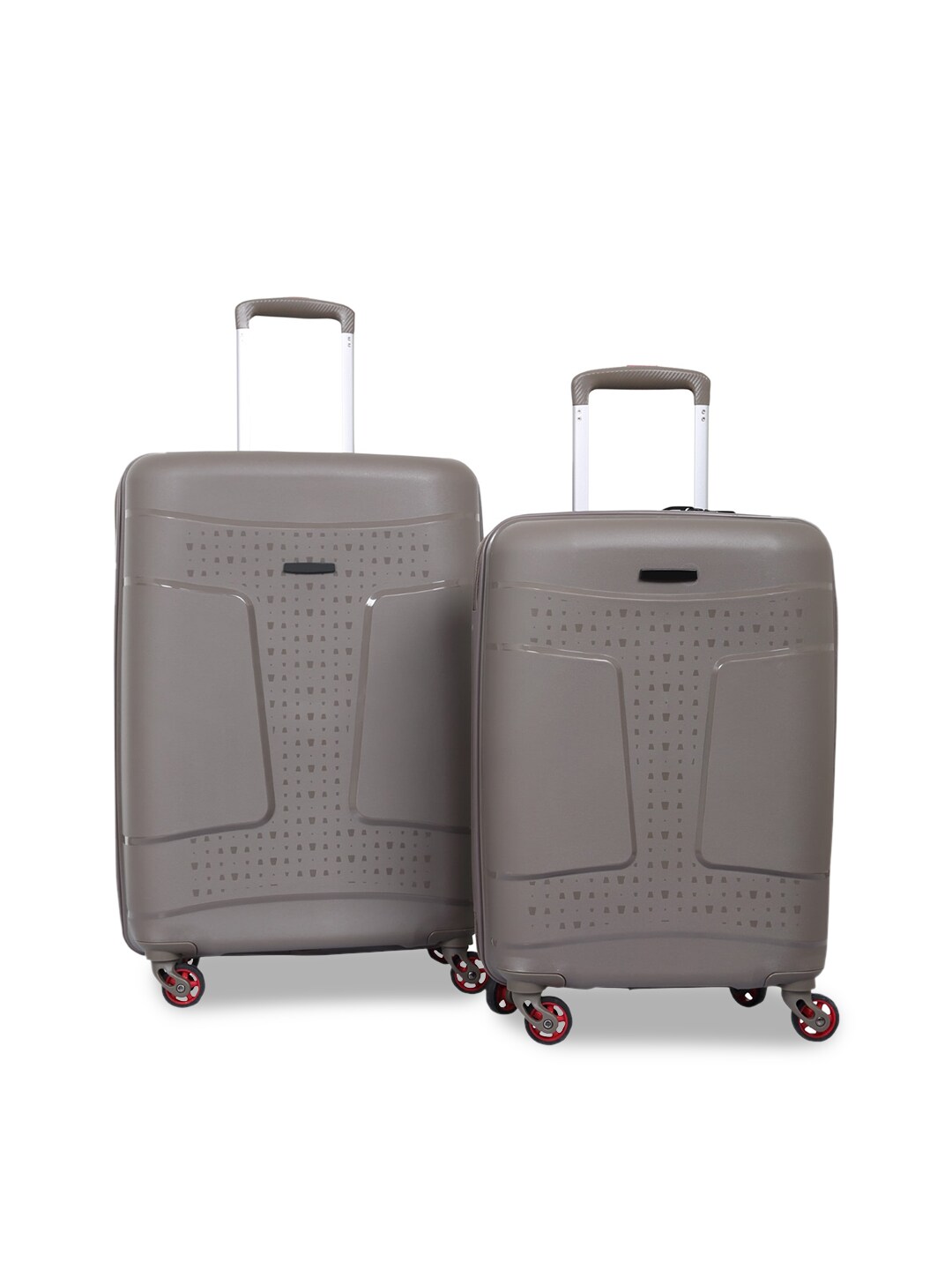 Polo Class Set Of 2 Grey Water Resistant Trolley Bags Price in India