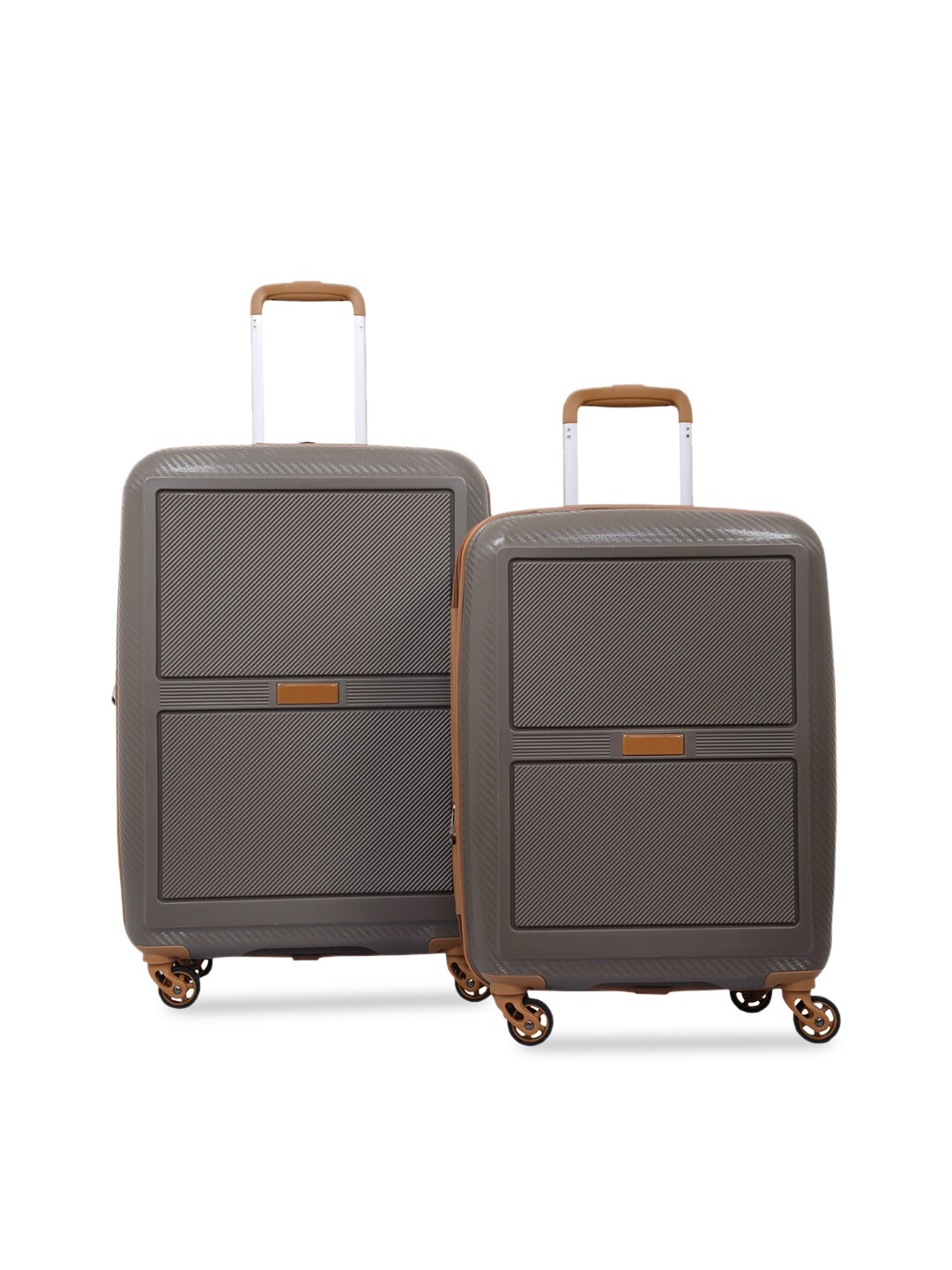 Polo Class Set of 2 Brown Trolley Bag Price in India