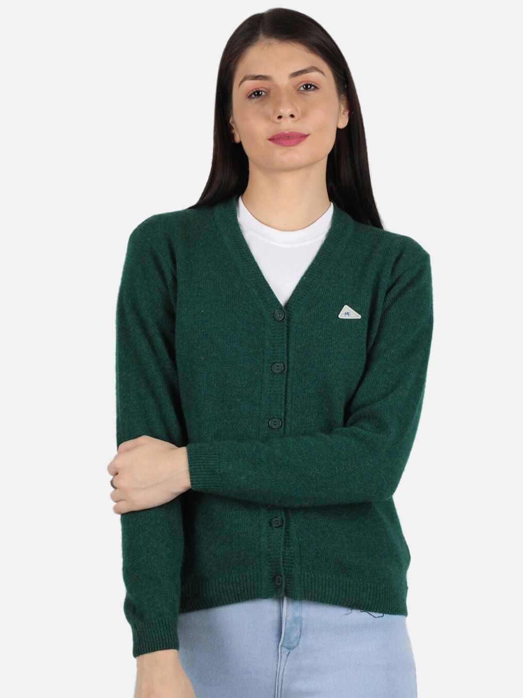 Monte Carlo Women Green Cardigan Price in India