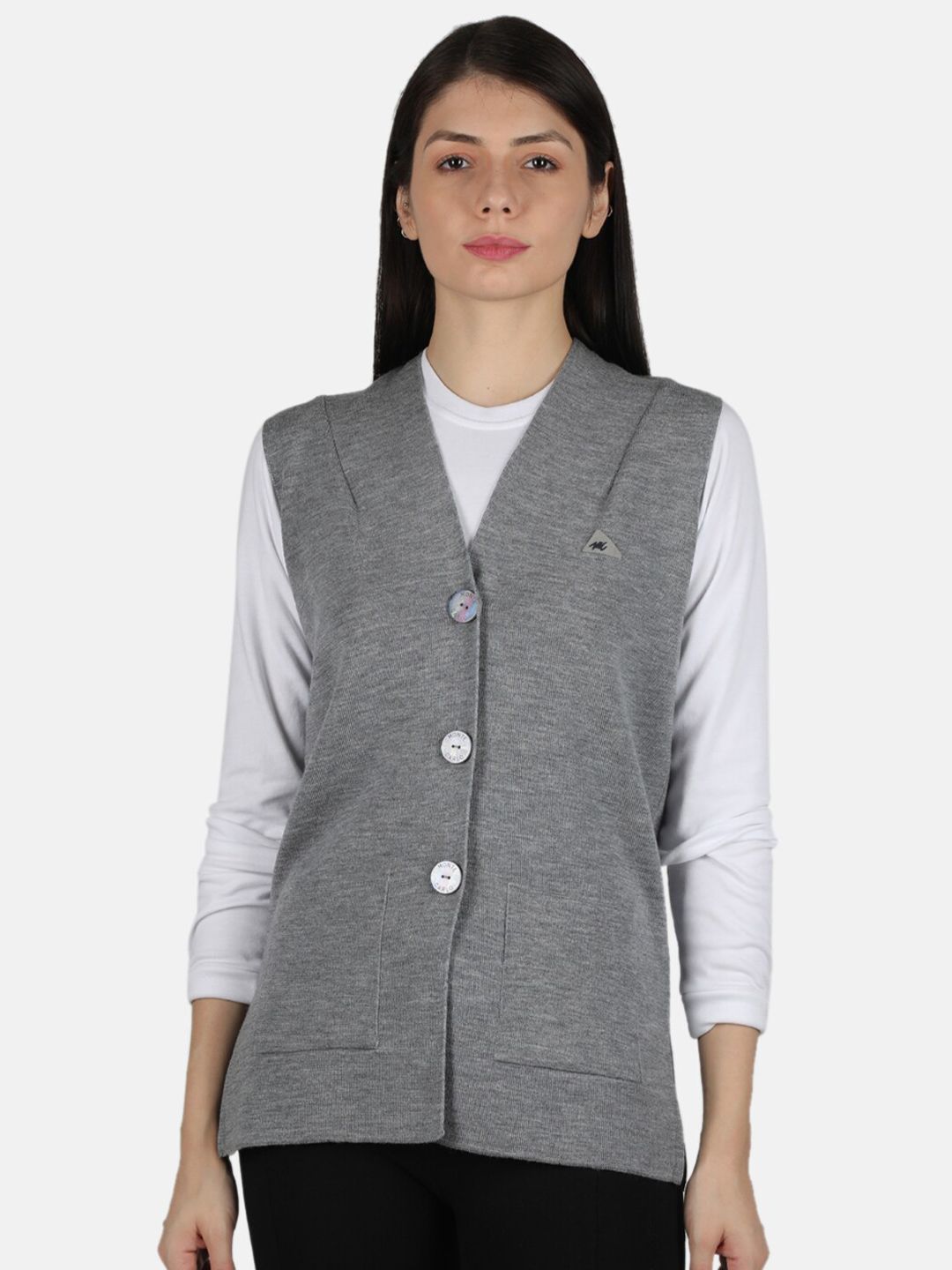 Monte Carlo Women Grey Cardigan Price in India