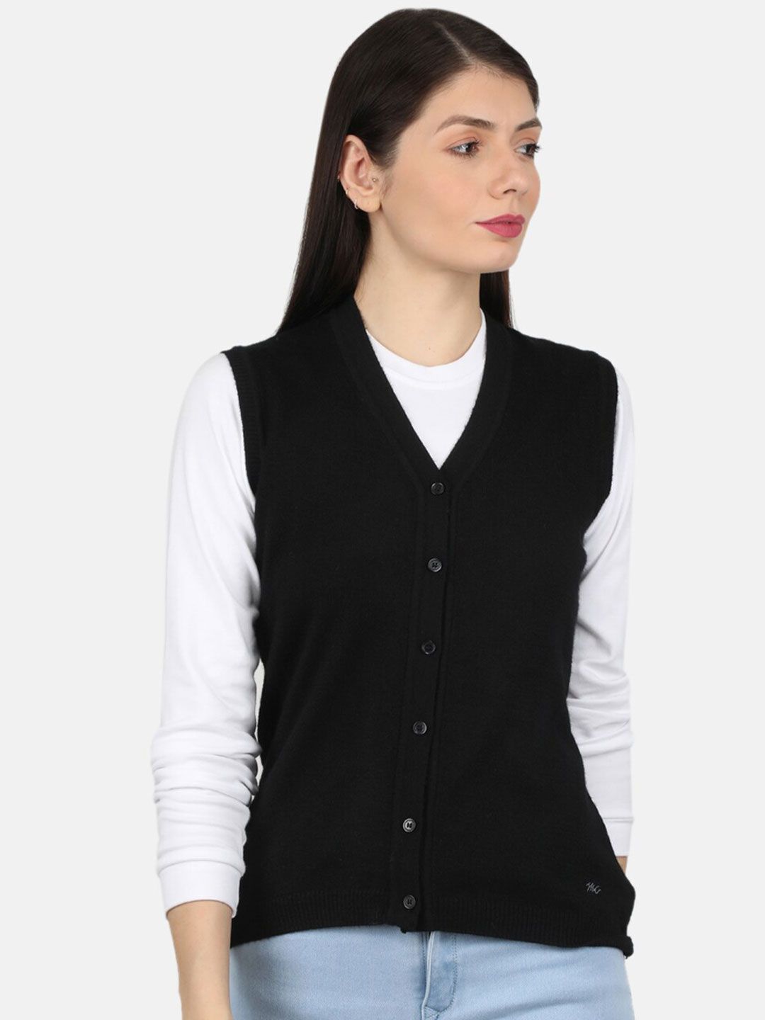 Monte Carlo Women Black Cardigan Price in India