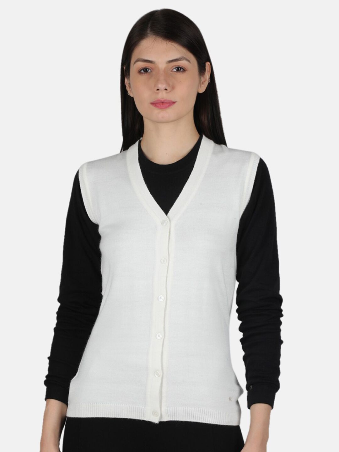 Monte Carlo Women White Cardigan Price in India