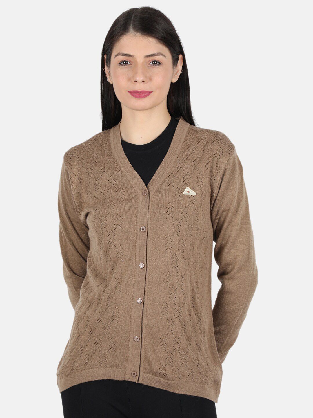 Monte Carlo Women Brown Cardigan Price in India