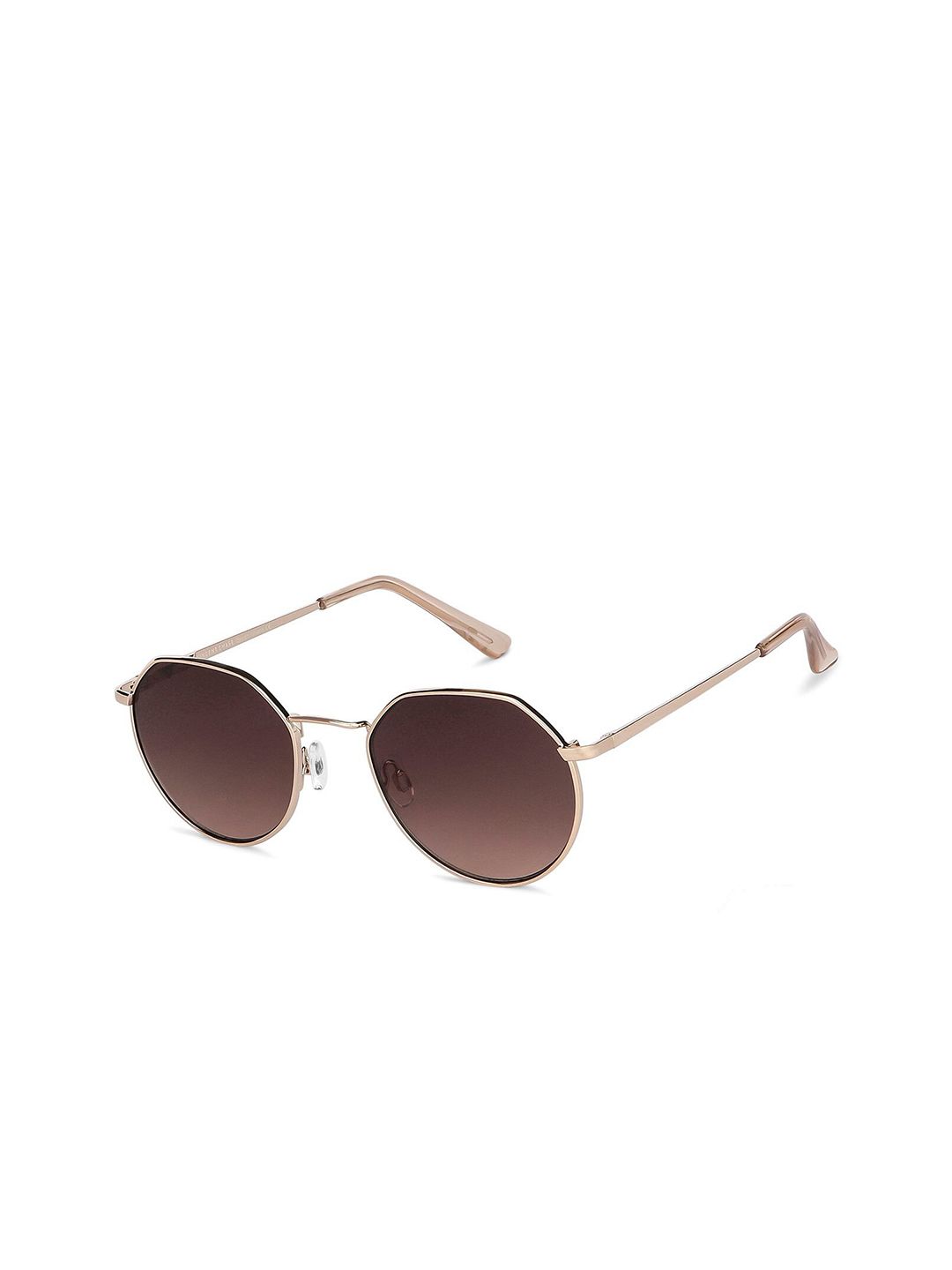 Vincent Chase by Lenskart Unisex Brown Lens & Gold-Toned Other Sunglasses with UV Protected Lens