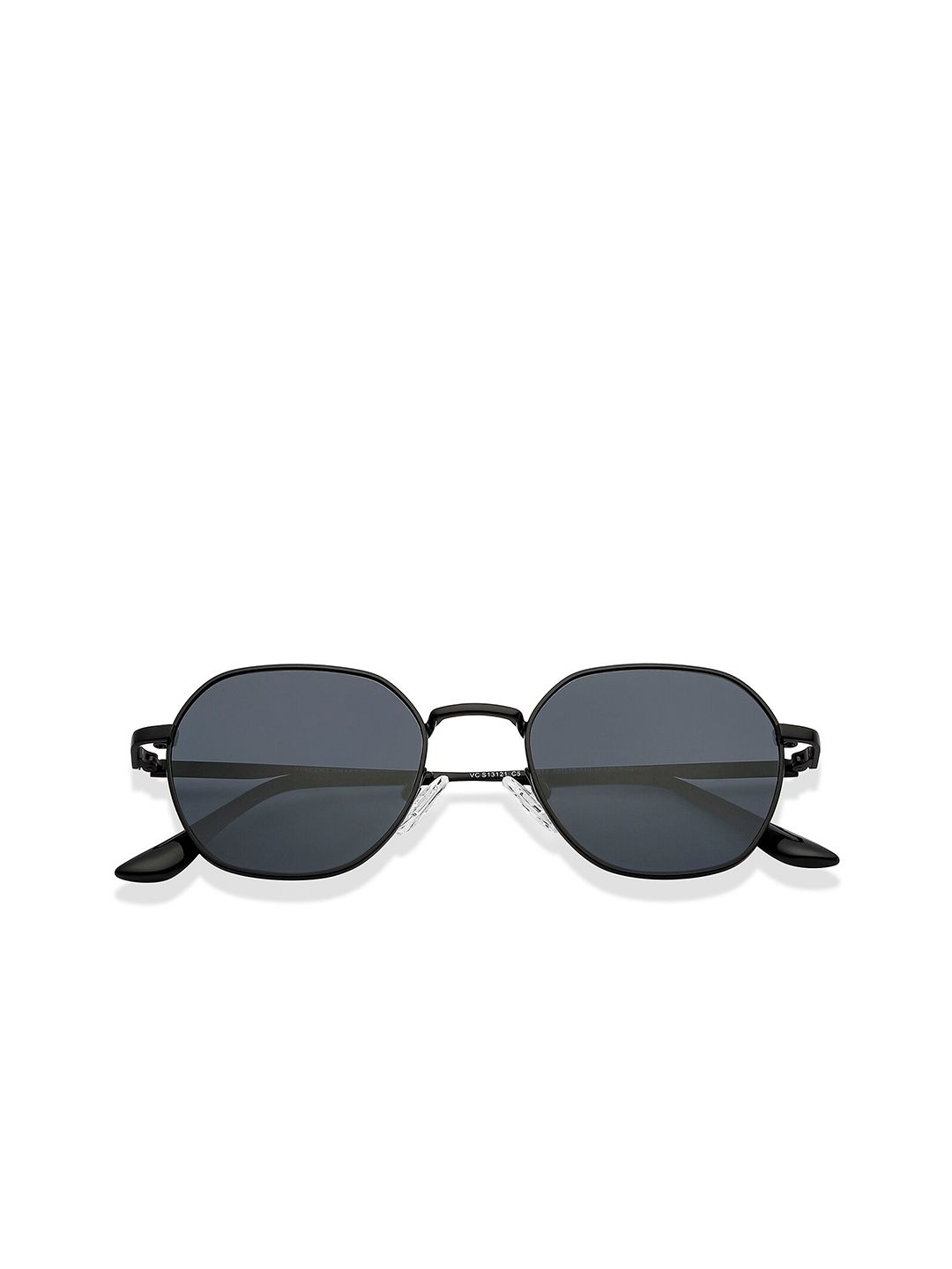 Vincent Chase by Lenskart Unisex Grey Lens Round Sunglasses with Polarised and UV Protected Lens