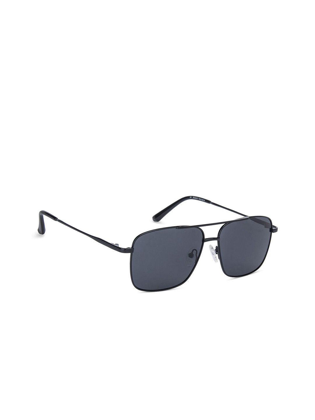 Vincent Chase by Lenskart Unisex Grey Lens Square Sunglasses with Polarised and UV Protected Lens