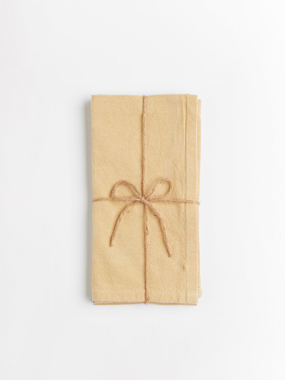H&M Beige 2-Pack Plant Dyed Napkins Price in India