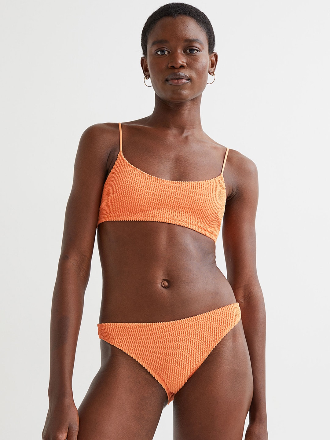 H&M Women Orange Bikini bottoms Price in India