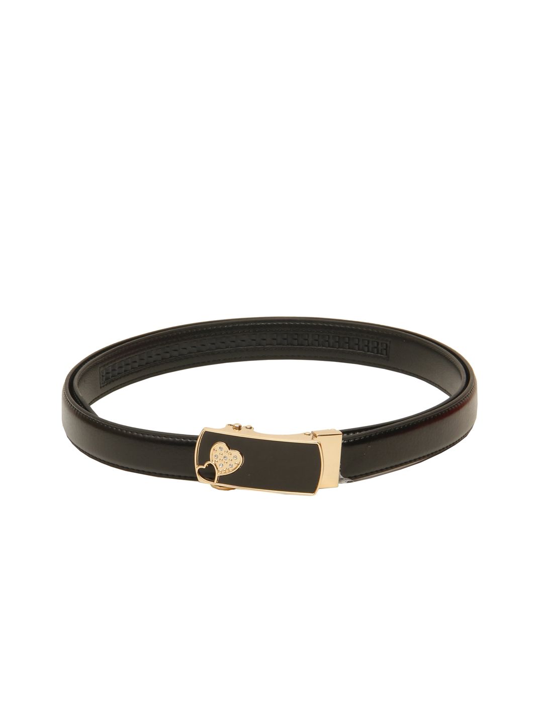 Calvadoss Women Black No Holes  Belts Price in India