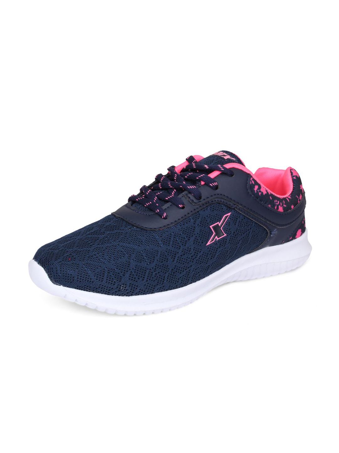 Sparx Women Navy Blue Mesh Running Shoes Price in India
