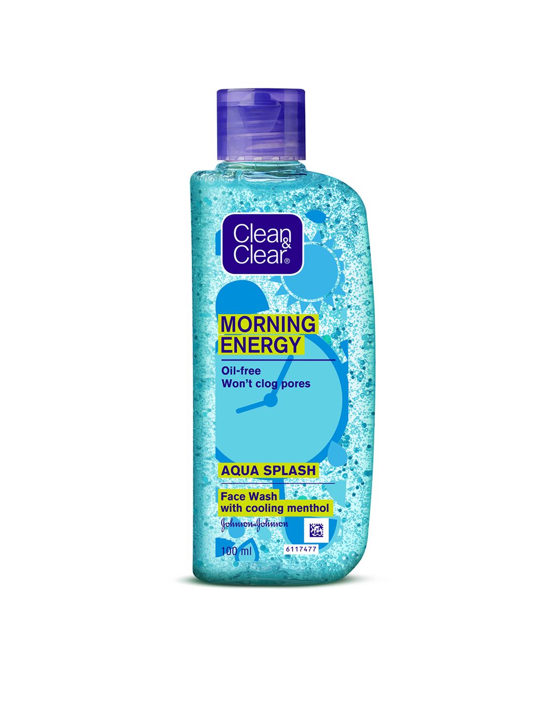 Clean&Clear Morning Energy Oil Free Aqua Splash Face Wash - 100 ml