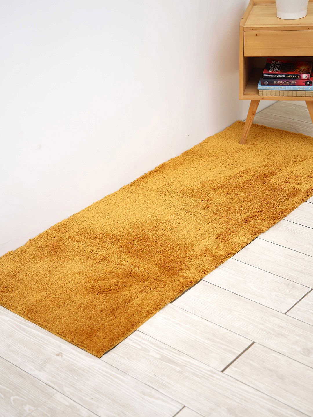 Ariana Yellow Solid 500 GSM Bath Rugs Price in India
