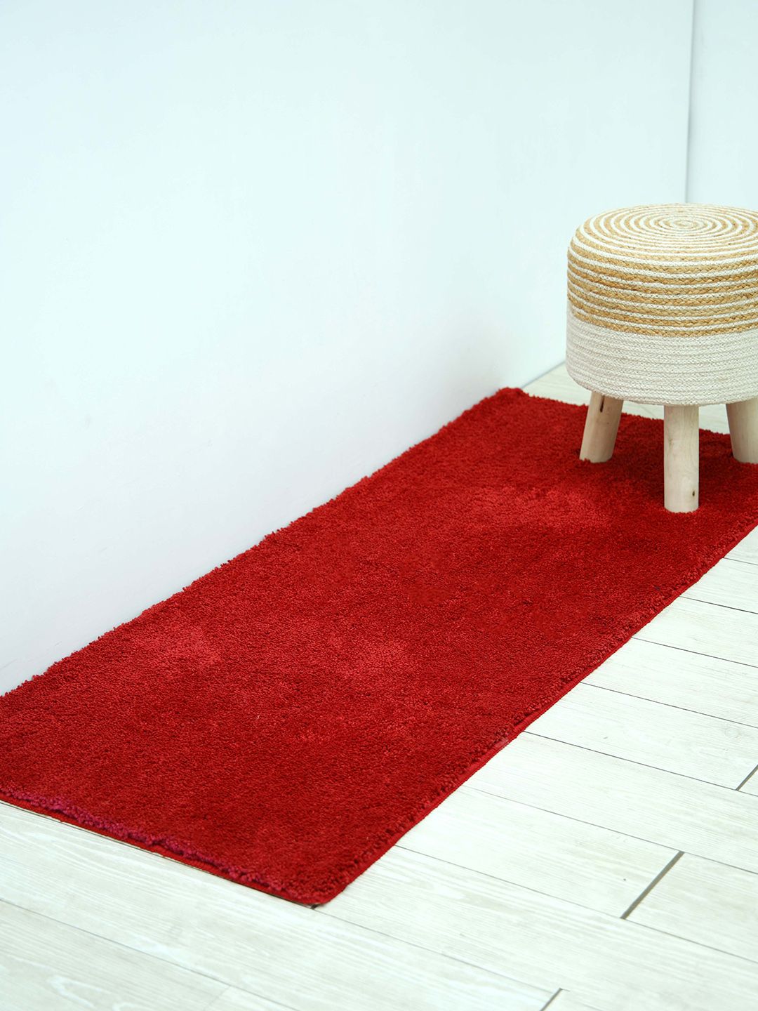 Ariana Red Super Soft Micro Plush Bedside Runner Price in India