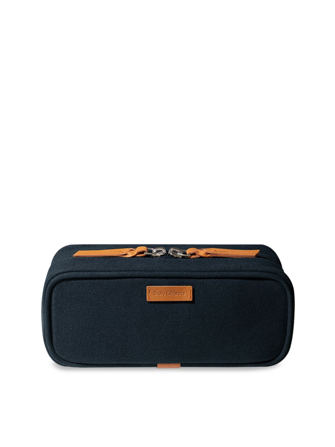 DailyObjects Women Navy Blue Solid Makeup Organiser Price in India