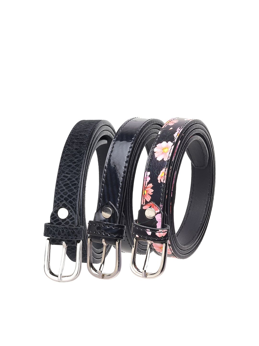 URBAN ALFAMI Women Printed 3 PU Belt Price in India