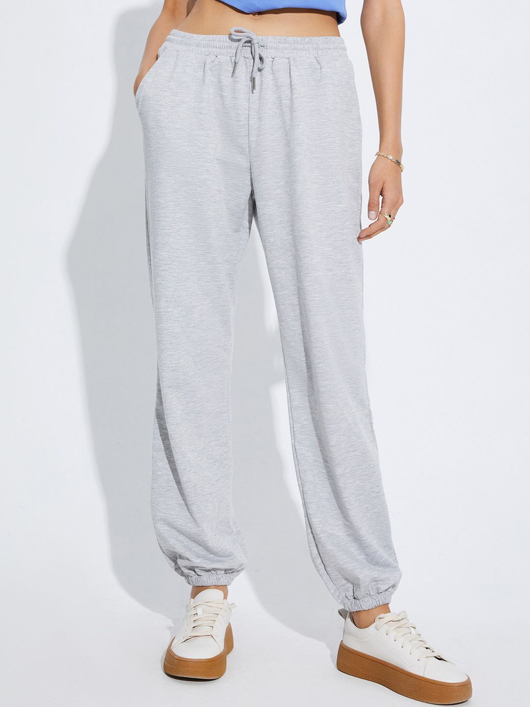 URBANIC Women Grey Trousers Price in India