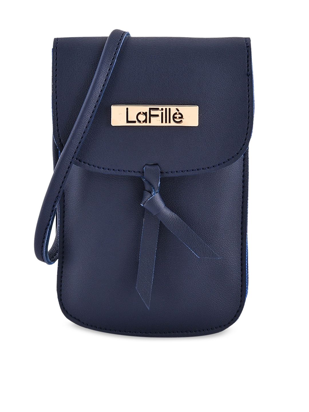 LaFille Blue PU Shopper Sling Handbag Price in India