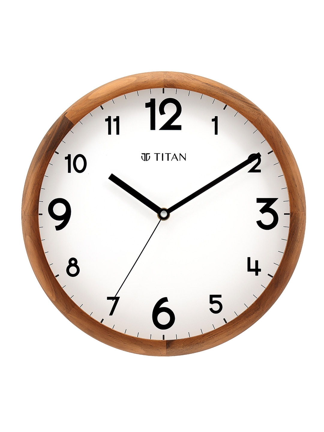 Titan Brown & Black Contemporary Wall Clock Price in India
