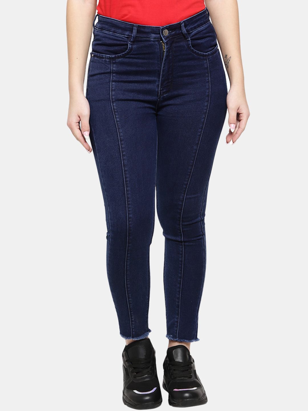 V-Mart Women Blue Classic Jeans Price in India