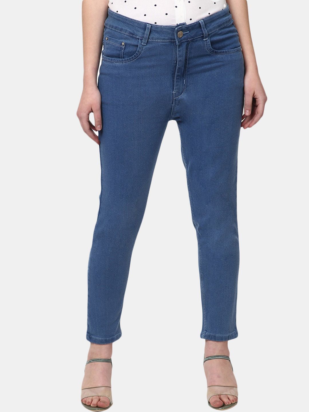 V-Mart Women Blue Classic Jeans Price in India