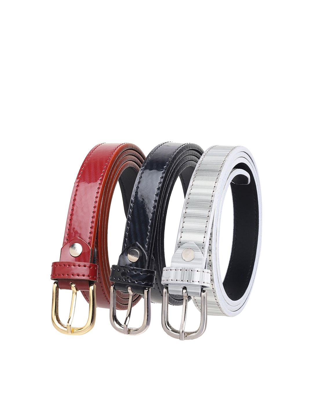 URBAN ALFAMI Women Set of 3 PU Belt Price in India