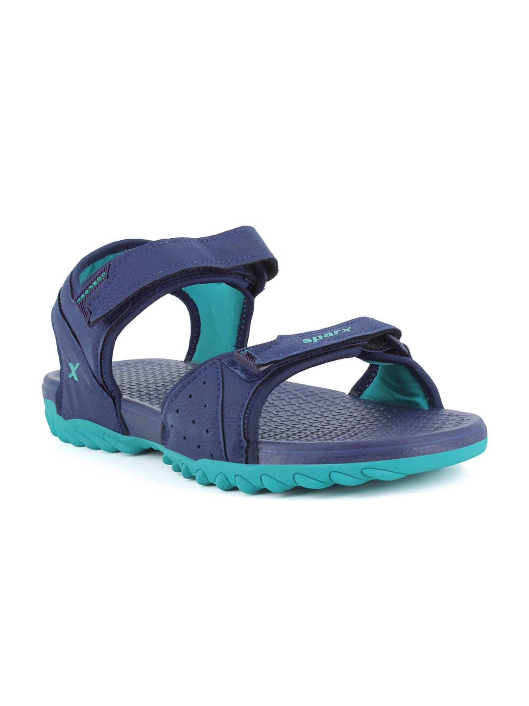Sparx Women Navy-Blue Solid Sports Sandals Price in India