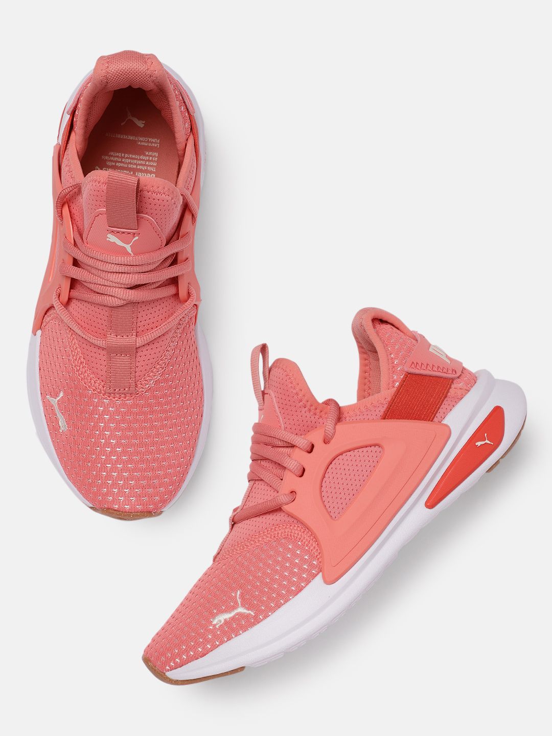 Puma Unisex Pink Softride Enzo Evo Better Running Shoes Price in India