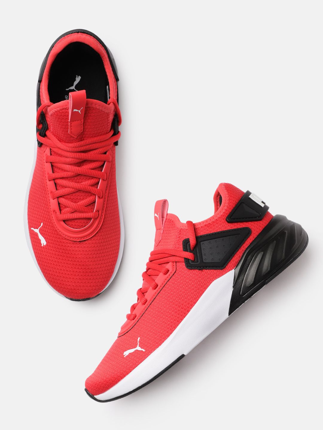 Puma Unisex Red & Black Amare Running Shoes Price in India