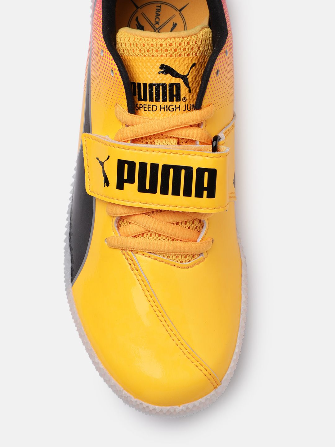 Buy Puma Unisex Yellow evoSPEED High Jump 10 Running Shoes