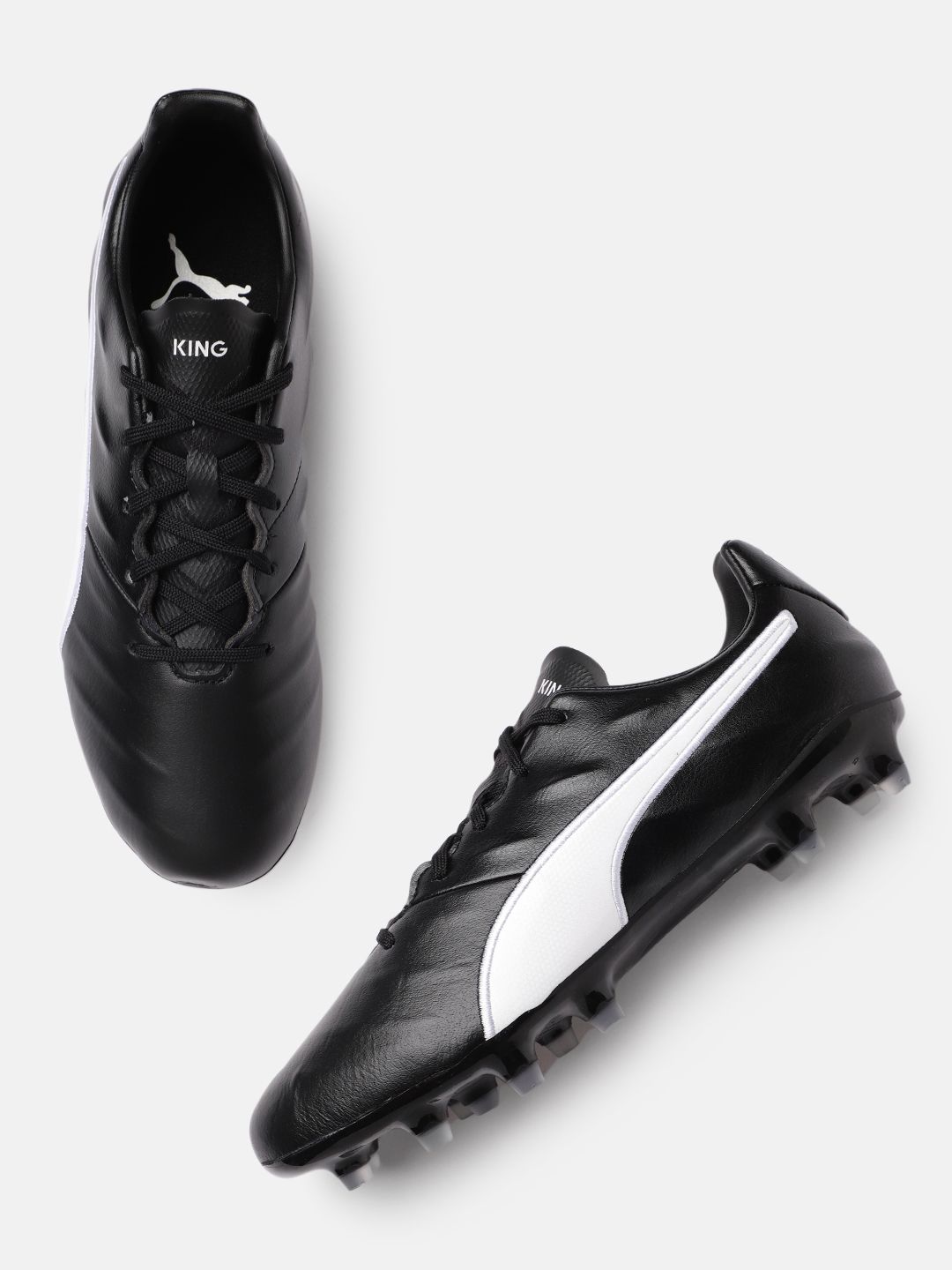 Puma Unisex Black King Pro 21 Leather Football Shoes Price in India