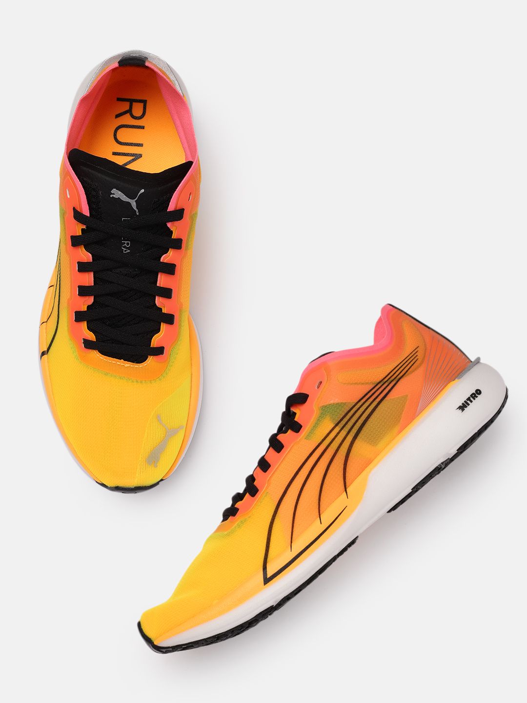 Puma Women Orange Liberate Nitro Fireglow Running Shoes Price in India