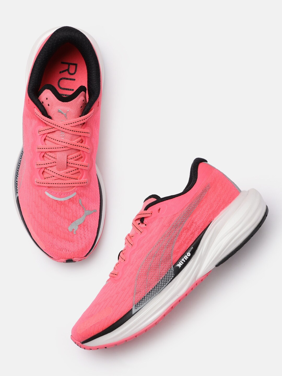 Puma Women Pink Deviate Nitro 2 Running Shoes Price in India