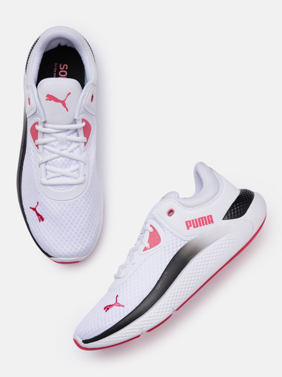Puma Women White Solid Softride Pro Training Shoes Price in India
