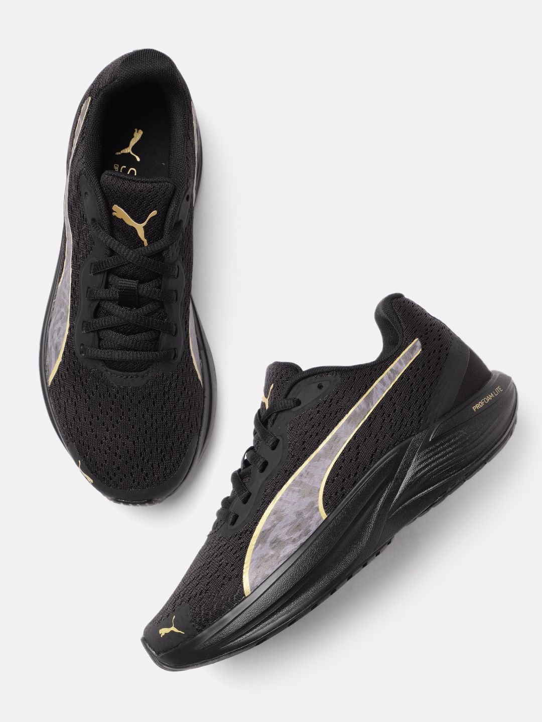 Puma Women Black Feline Profoam Safari Glam Running Shoes Price in India